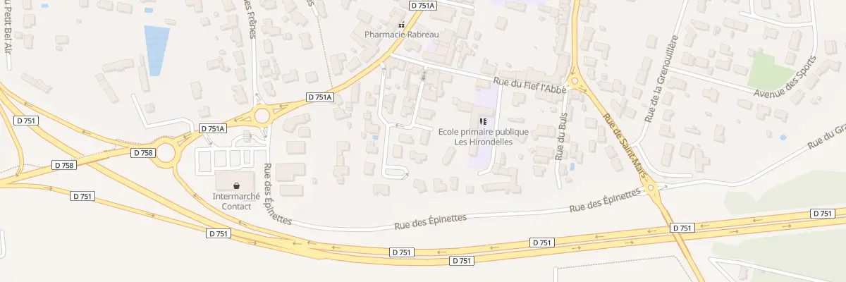 Plan du 9 Rue du Clos de Retz à Port-Saint-Père