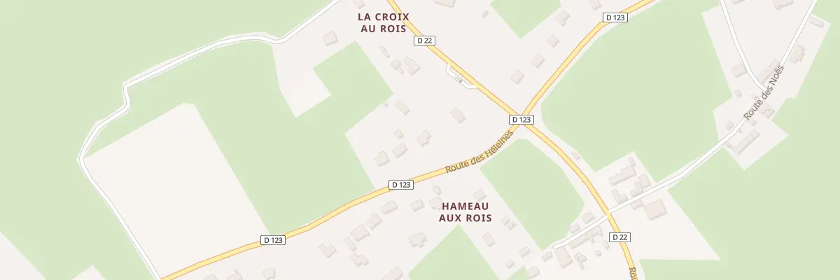 Plan du 5 Rte des Heleines - Acqueville à La Hague