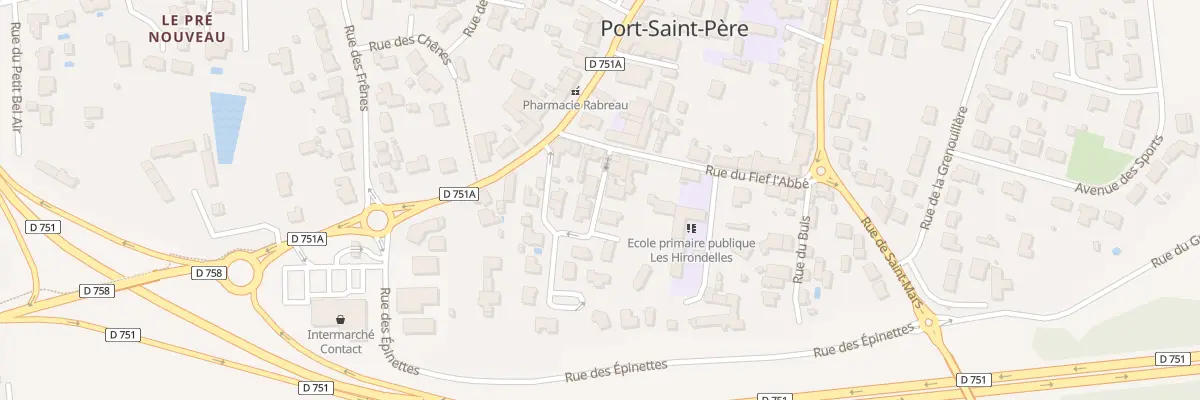 Plan du 18 Rue du Clos de Retz à Port-Saint-Père