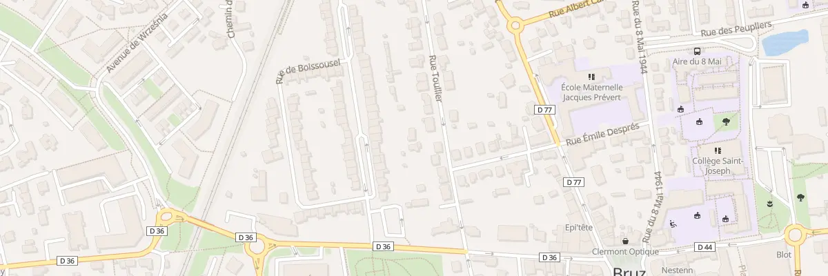 Plan du 5B Rue Toullier à Bruz