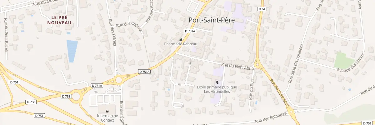 Plan du 6 Rue du Fief l’Abbé à Port-Saint-Père