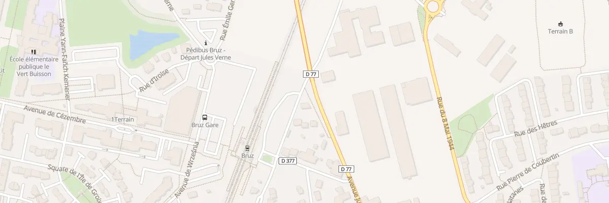 Plan du 10 Rue du Cap Malhon à Bruz