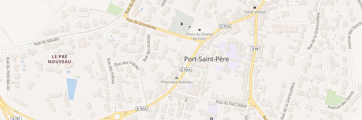 Plan du 22 Rue de Pornic à Port-Saint-Père