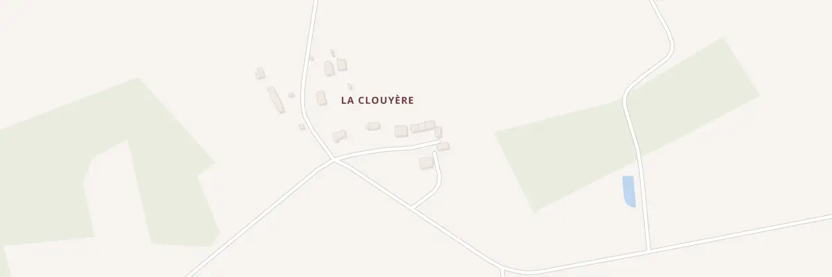 Plan du 7 La Clouyère à Bonnemain