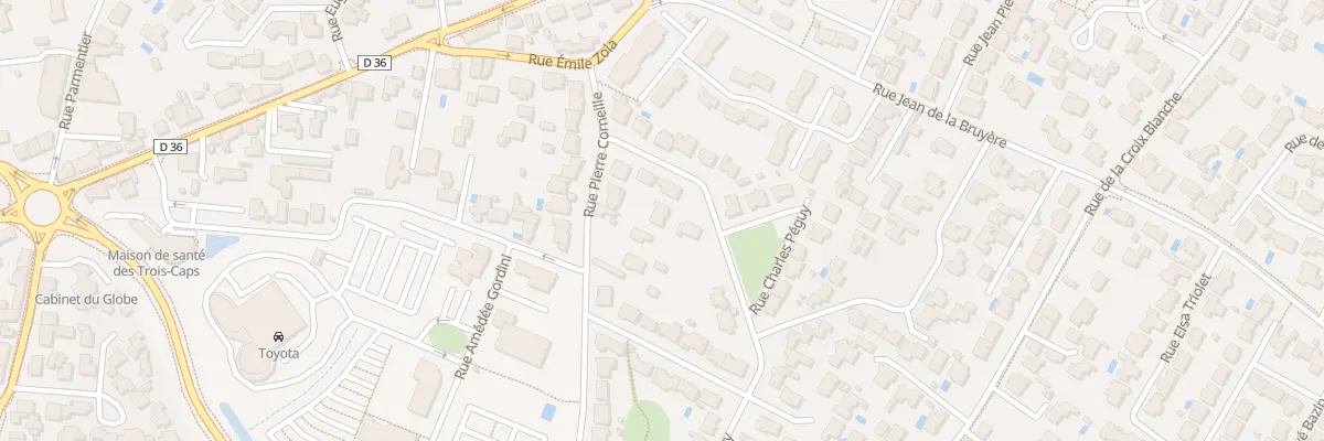 Plan du 5 Rue Charles Péguy aux Sables-d’Olonne