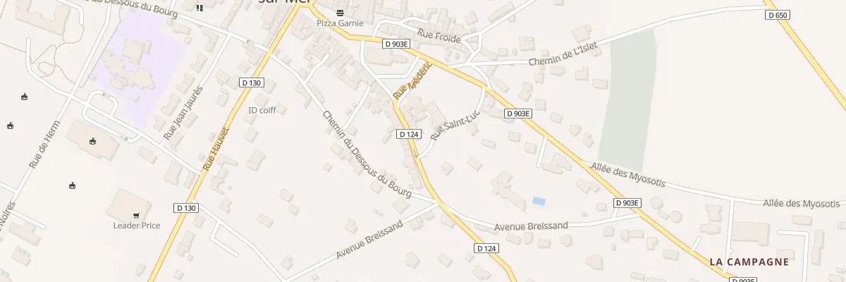 Plan du 7 Rue de Saint Jean à Barneville-Carteret
