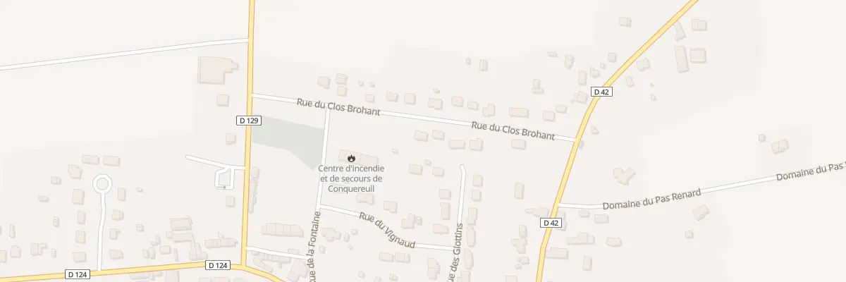 Plan du 9 Rue du Clos Brohant à Conquereuil