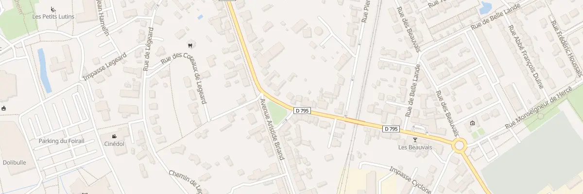 Plan du 7 Rue de Rennes à Dol-de-Bretagne