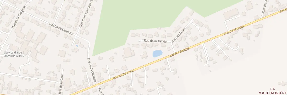 Plan du 9 Rue de la taillée à Coëx