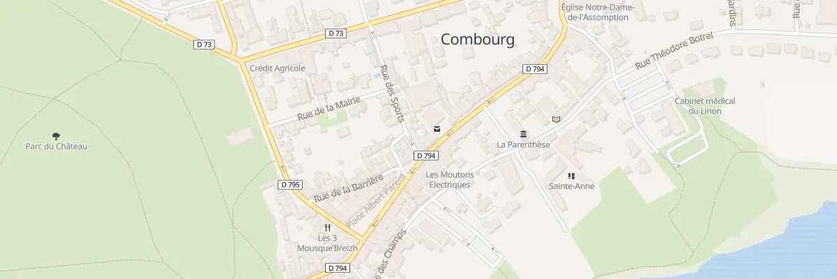 Plan du 2 Rue Des Sports à Combourg