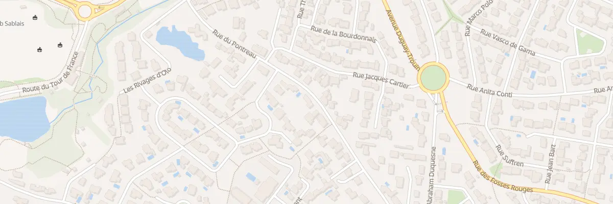 Plan du 22 Rue du Pontreau aux Sables-d’Olonne