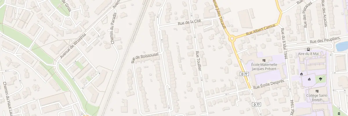 Plan du 36 Rue Champion de Cicé à Bruz