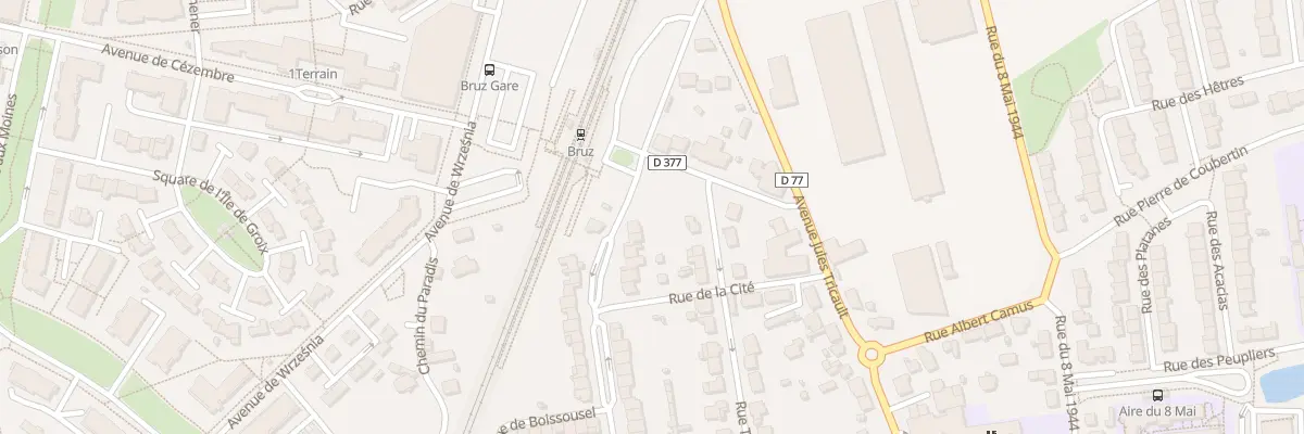 Plan du 64 Rue Champion de Cicé à Bruz