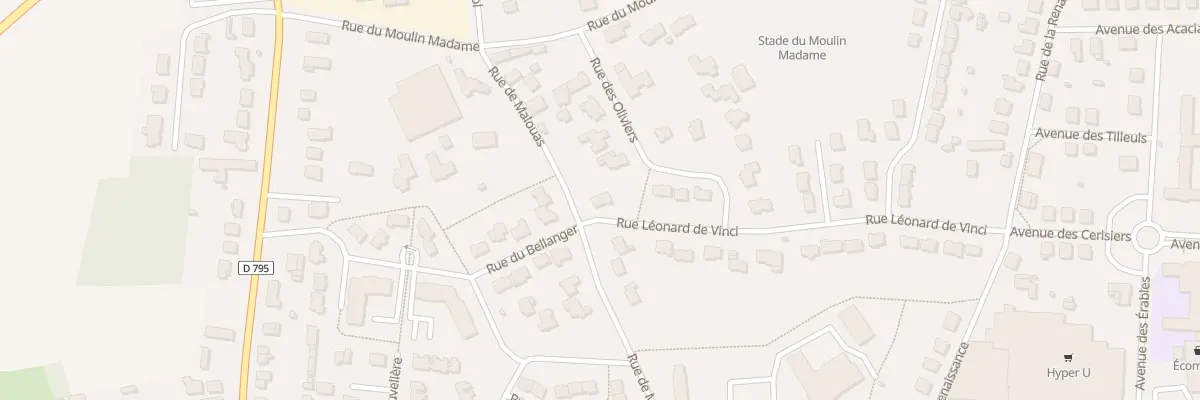 Plan du 1 Rue Léonard De Vinci à Combourg