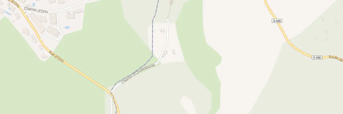 Plan du 234 Che de Oriokoborda à Urrugne