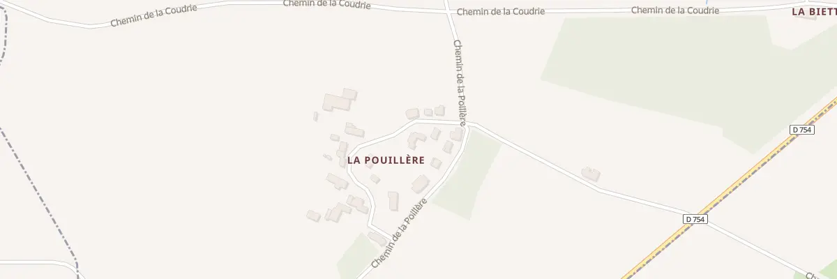 Plan du 3 La Pouillère à Froidfond