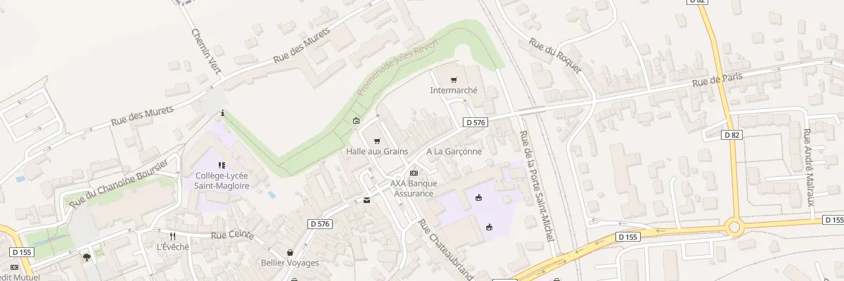 Plan du 7 Rue des Carmes à Dol-de-Bretagne