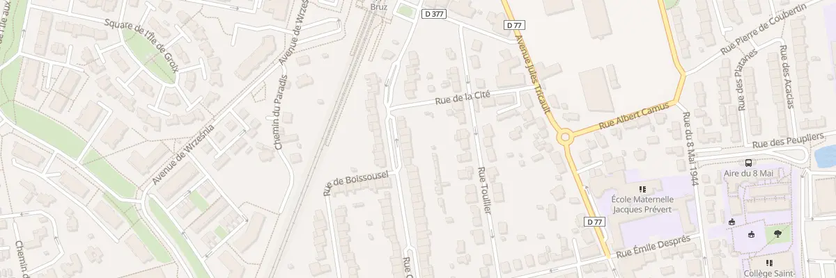 Plan du 48 Rue Champion de Cicé à Bruz