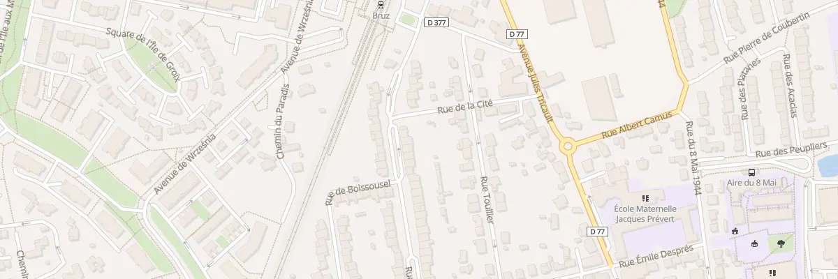 Plan du 50 Rue Champion de Cicé à Bruz