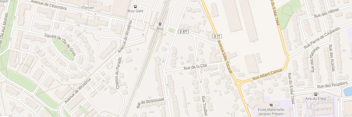 Plan du 58 Rue Champion de Cicé à Bruz