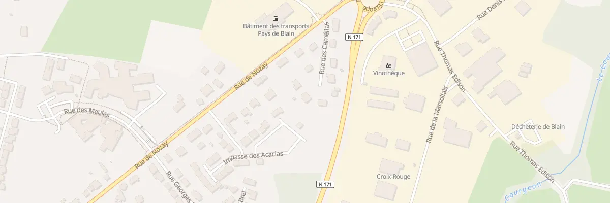 Plan du 6 Rue des Camélias à Blain