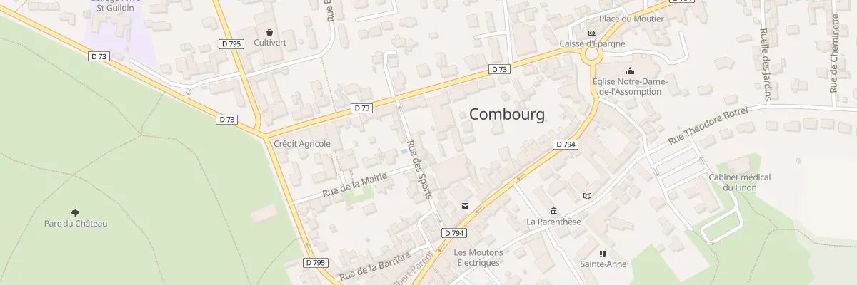 Plan du 12 Rue Des Sports à Combourg