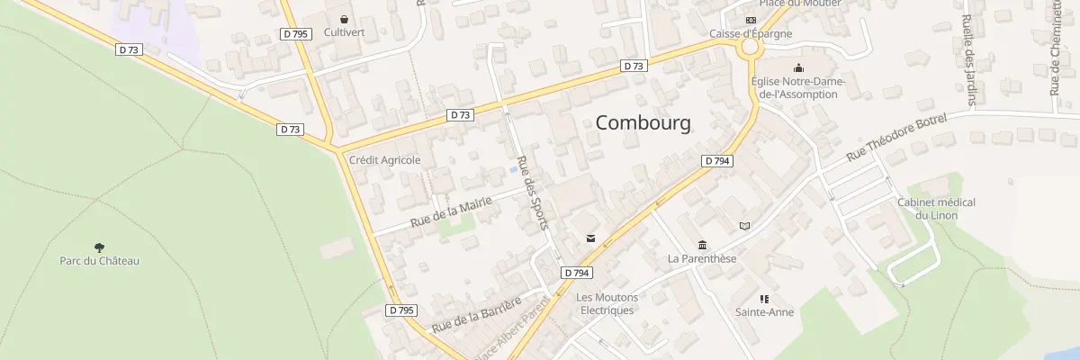 Plan du 10 Rue Des Sports à Combourg