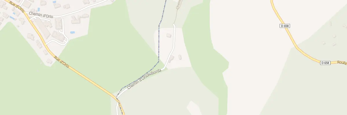 Plan du 220 Che de Oriokoborda à Urrugne