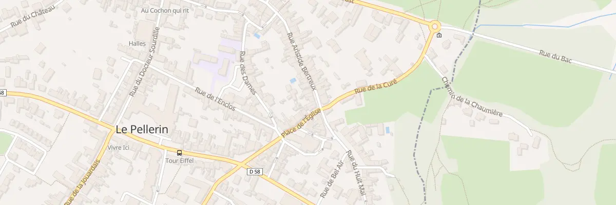 Plan du 5 Rue Aristide Bertreux au Pellerin