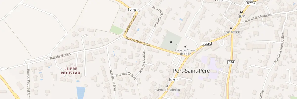 Plan du 5 Rue de Grandville à Port-Saint-Père