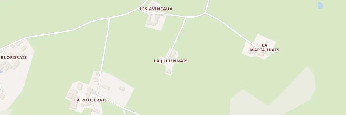 Plan du 6040 La Juliennais à Saint-Étienne-de-Montluc