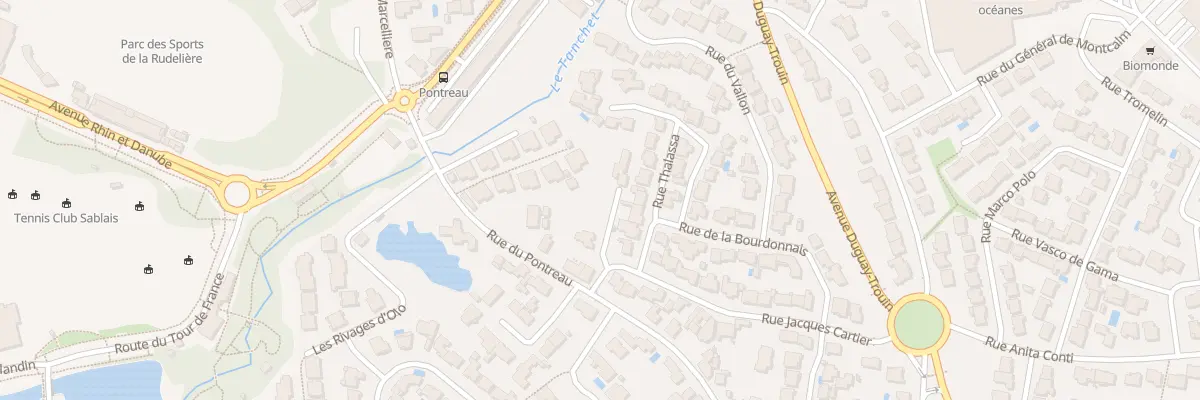 Plan du 1 Rue du Pontreau aux Sables-d’Olonne