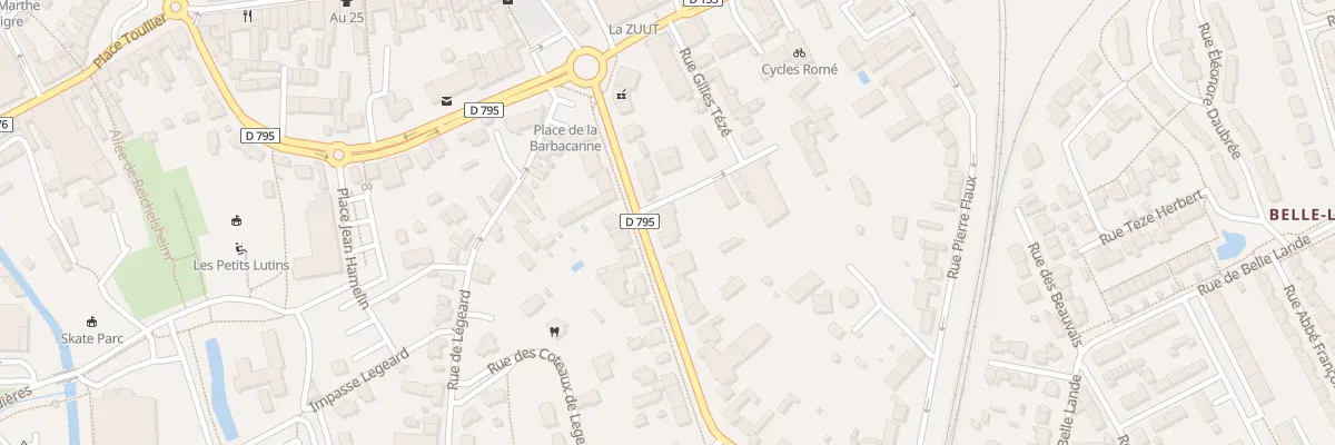 Plan du 14 Rue Gilles Tézé à Dol-de-Bretagne
