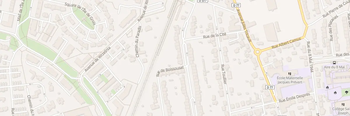Plan du 33 Rue Champion de Cicé à Bruz