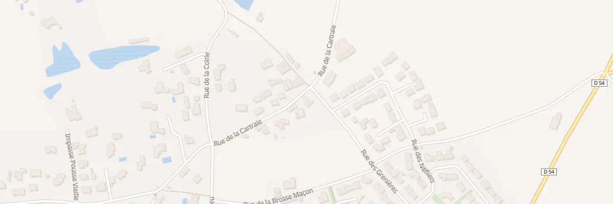 Plan du 10 Rue de la Cartraie à Vairé