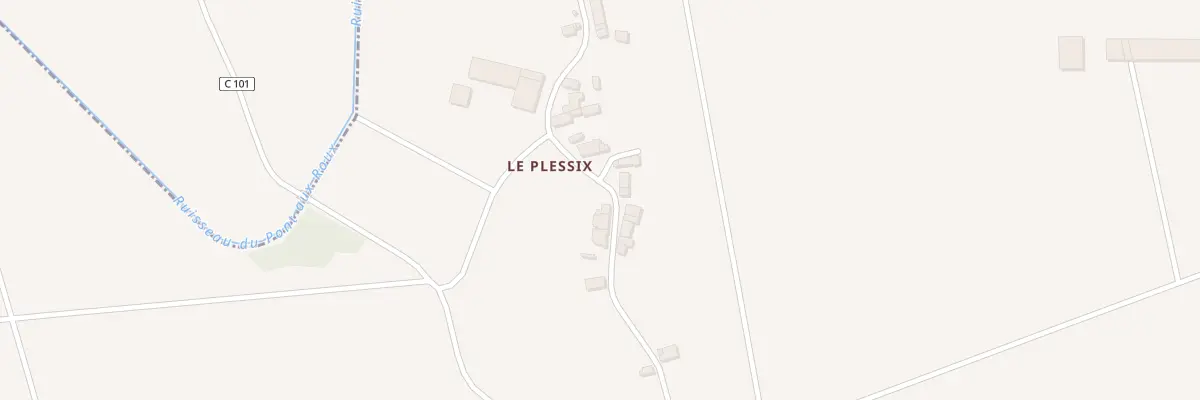 Plan du 5318 Le Plessix à La Noë-Blanche