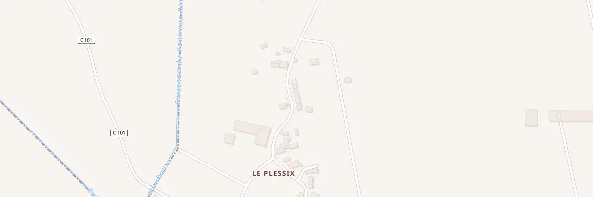 Plan du 5325 Le Plessix à La Noë-Blanche