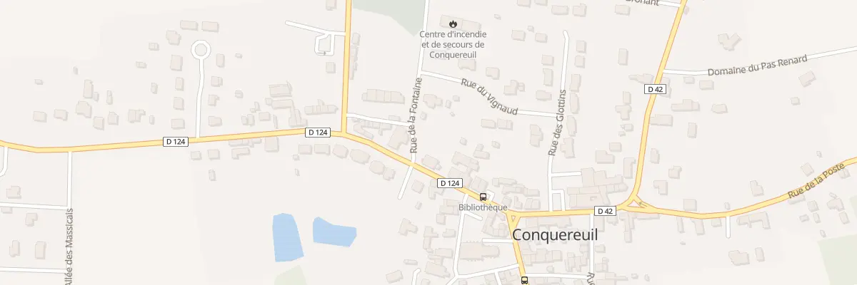 Plan du 6 Rue de la Renaissance à Conquereuil