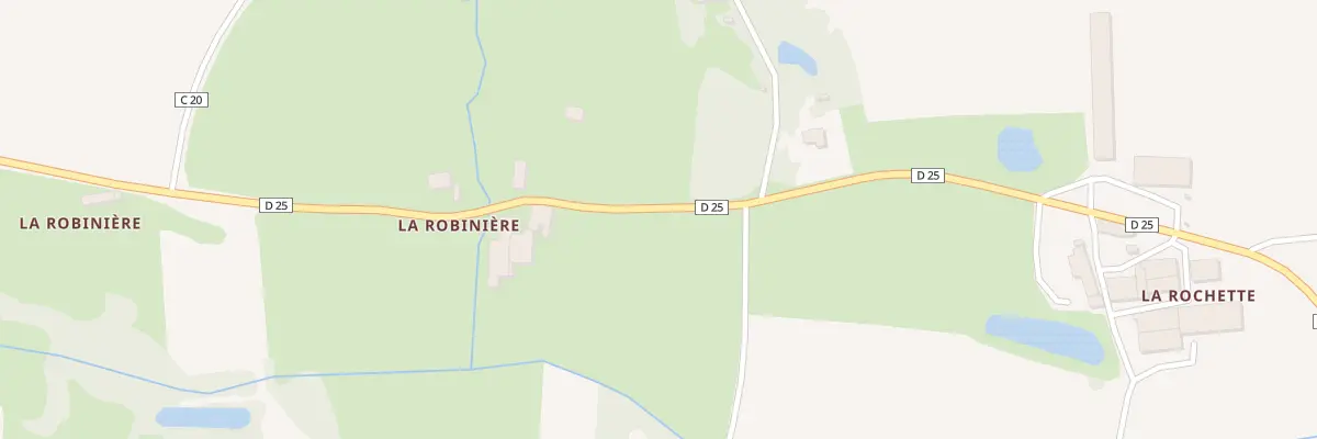 Plan du 18 La Robiniere à Vignoc