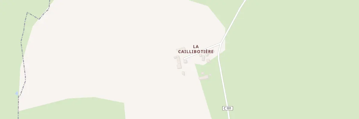Plan du 5305 La Caillibotière à Guipel
