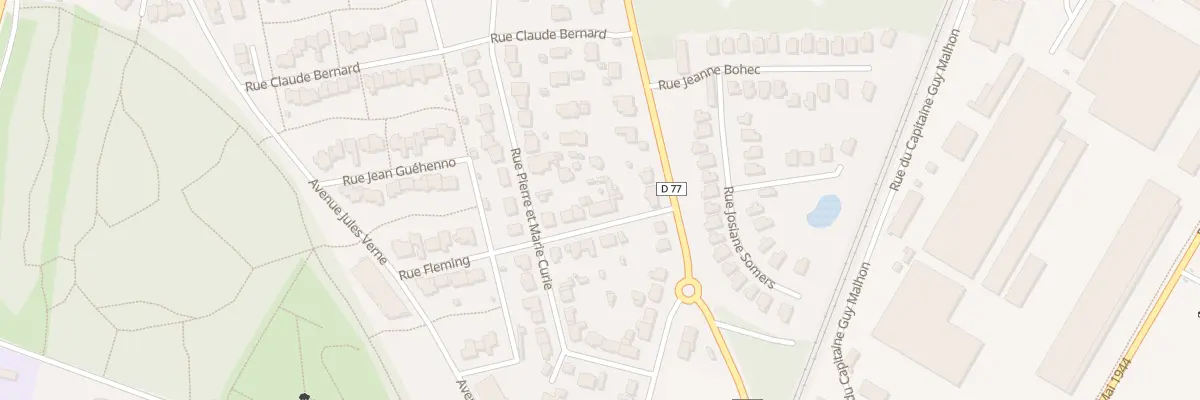 Plan du 2 Rue Fleming à Bruz