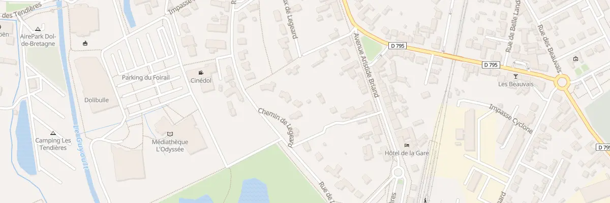 Plan du 27 Rue de Legeard à Dol-de-Bretagne