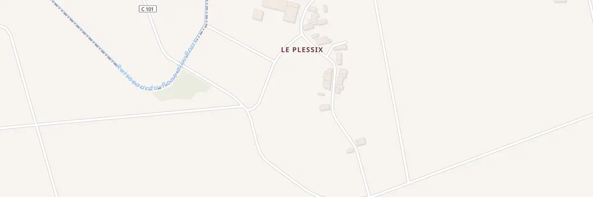 Plan du 5316 Le Plessix à La Noë-Blanche