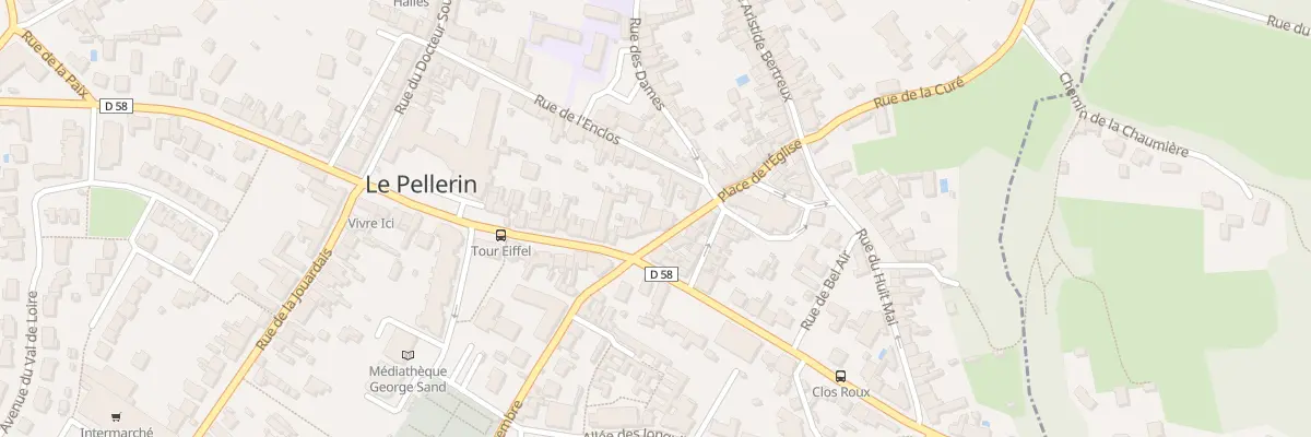 Plan du 2 Rue de l’Eglise au Pellerin
