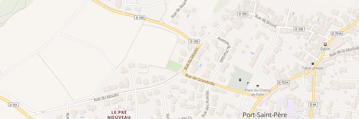 Plan du 6 Rue du Moulin à Port-Saint-Père