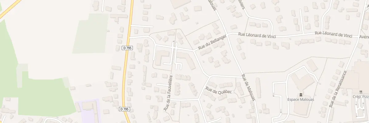 Plan du 9 Rue du Bellanger à Combourg