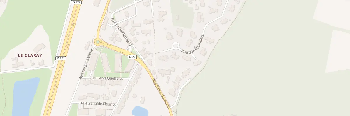 Plan du 17 Rue des Églantiers à Bruz