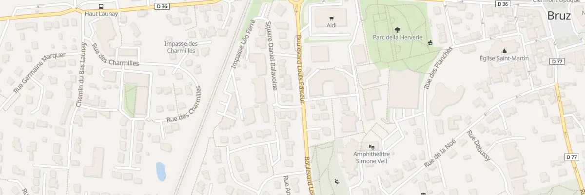Plan du 15 Sq Daniel Balavoine à Bruz