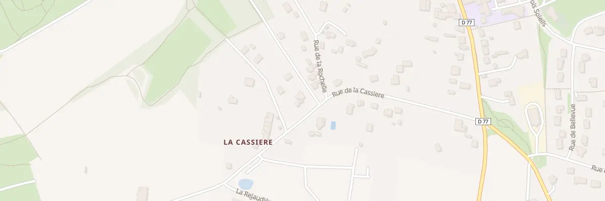 Plan du 20 La Cassiere à Pléchâtel