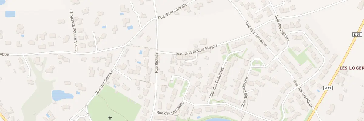 Plan du 5219 La Brosse Macon à Vairé